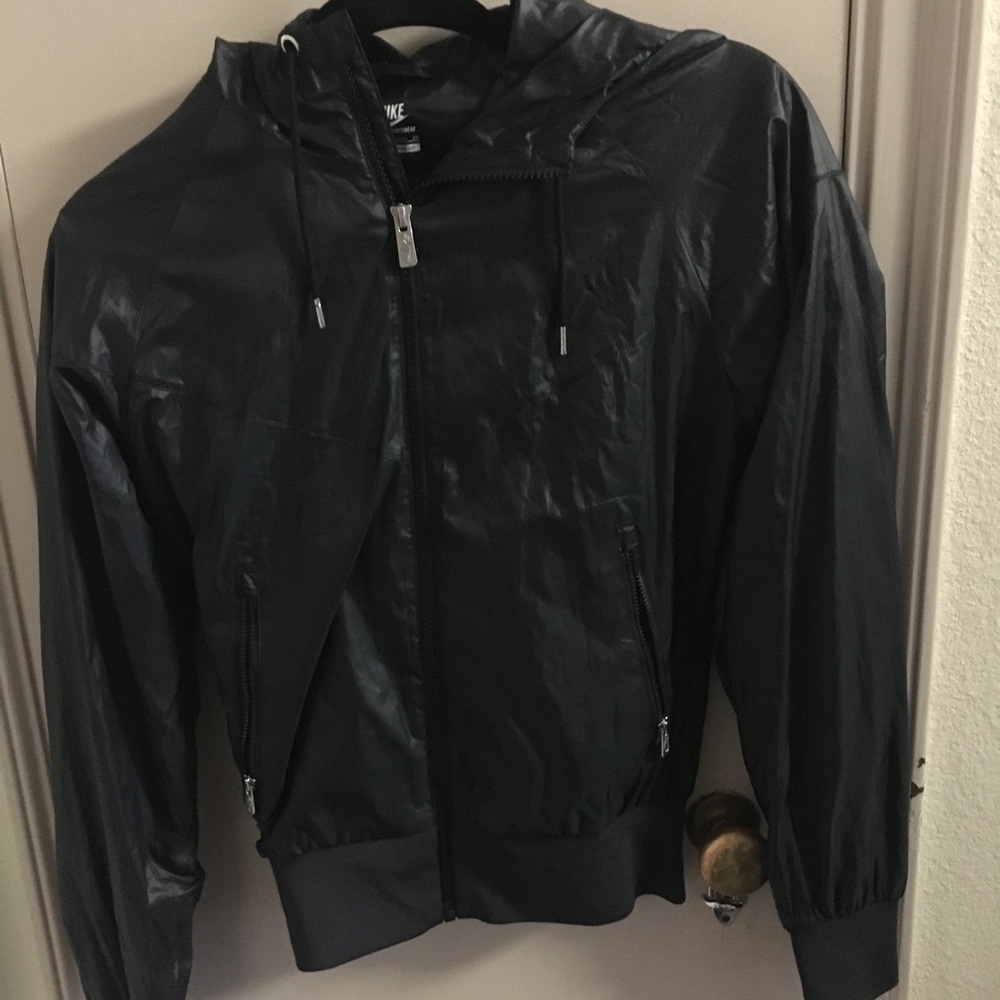 Black Nike Windbreaker Jacket